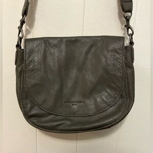 Liebeskind Olive Green Leather Crossbody Bag